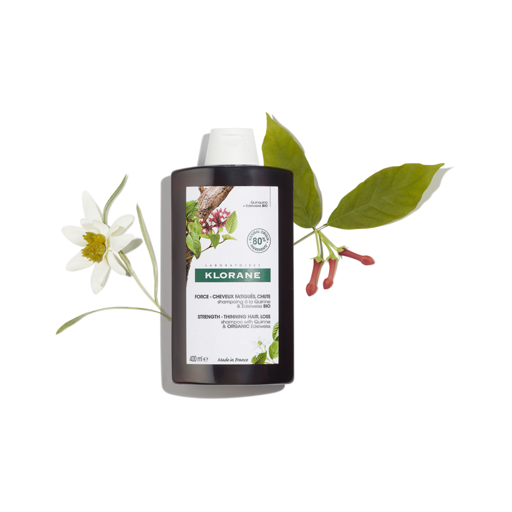 KLORANE – Shampooing Fortifiant à la Quinine & Edelweiss BIO