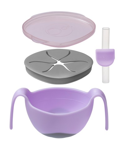 BBOX Bol 3-en-1 avec paille - Boysenberry