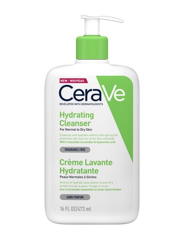 CeraVe Crème Lavante Hydratante 473ml