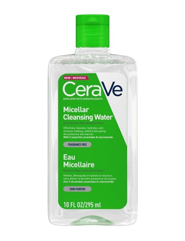 CeraVe Eau Micellaire Démaquillante Hydratante 295ml