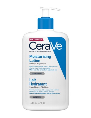 CeraVe Lait Hydratant Peau Sèche à Très Sèche 473ml