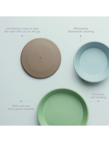 BIBS Set repas - Blush