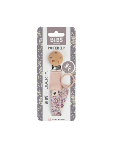 BIBS Attache sucette tressée - Eloise Blush