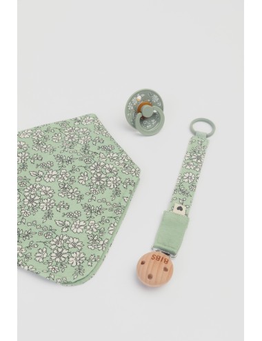 BIBS Attache sucette tressée - Capel Sage