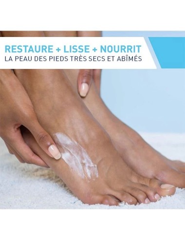 CeraVe SA Crème Régénérante pour Pieds Très Secs et Abîmés 88ml