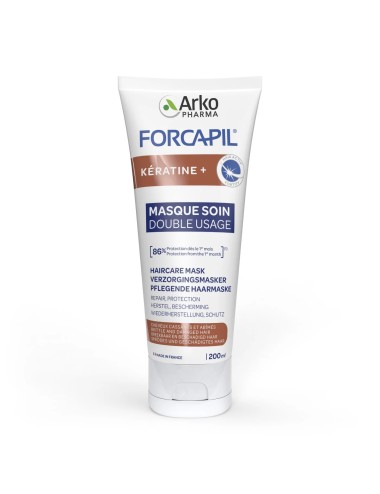 Forcapil Kératine Masque Soin Double Usage – 200 ml