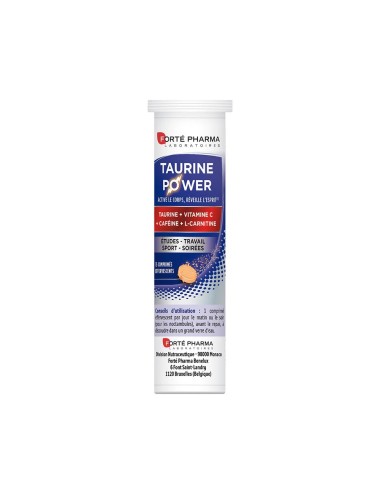 Forté Pharma Energie Taurine Power – Comprimés Effervescents