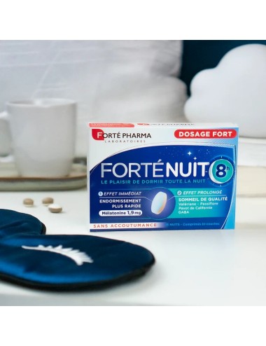 Forté Pharma Forté Nuit 8h Mélatonine – 30 comprimés