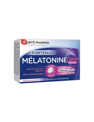 Forté Pharma Mélatonine 1900 Flash – 30 comprimés