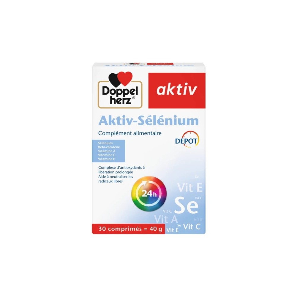 Doppelherz Aktiv Sélénium – 30 comprimés