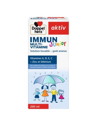 Doppelherz Aktiv Multivitamine Junior Goût Ananas – 200 ml