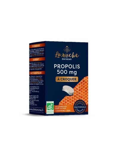 Dietaroma La Ruche Propolis 500 mg à croquer – 20 comprimés