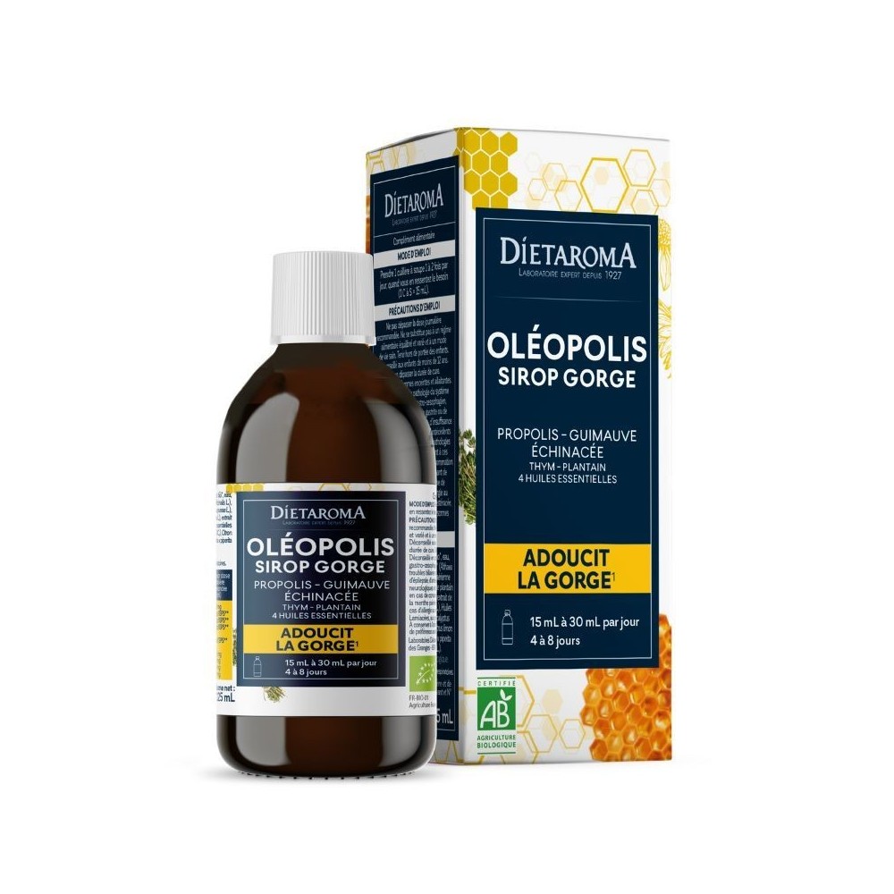 Dietaroma Oléopolis Sirop Gorge & Bronches – 125 ml