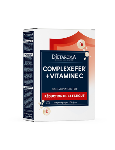 Dietaroma Complexe Fer + Vitamine C – 30 gélules