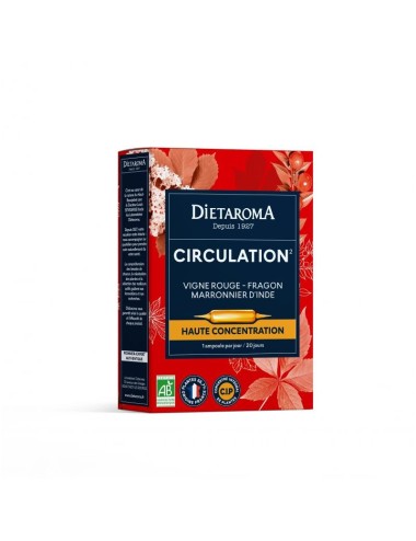 Dietaroma Circulation Bio – 20 ampoules