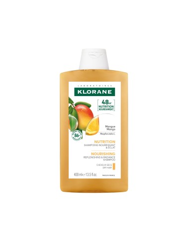 KLORANE – Shampooing Nutritif à la Mangue (400 ml)