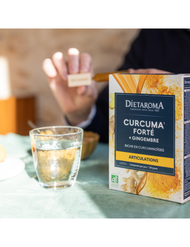 Dietaroma Curcuma Forte + Gingembre - 20 ampoules