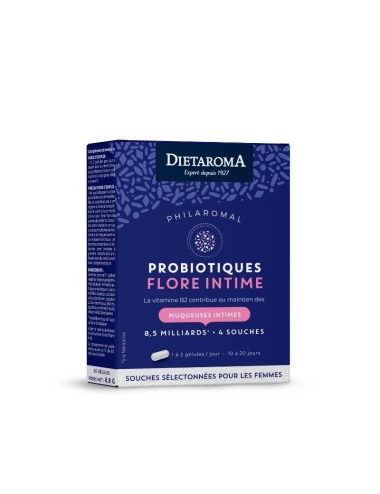 Dietaroma Probiotiques Flore Intime – 20 gélules