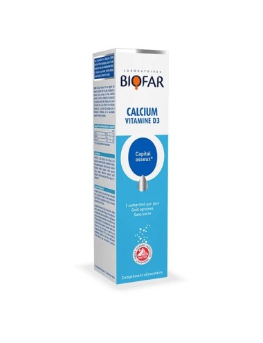 Biofar Calcium + Vitamine D3 - 20 Capsules