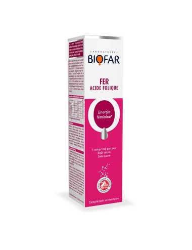 Biofar Fer + Acide Folique – 20 capsules
