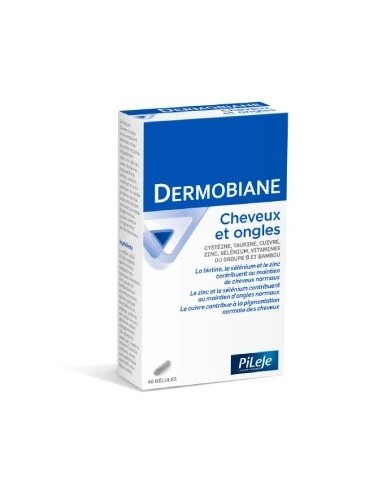 PiLeJe Dermobiane Cheveux & Ongles – 40 gélules