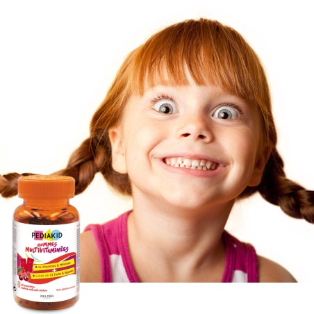 Pediakid Gommes Multivitamines – 60 oursons