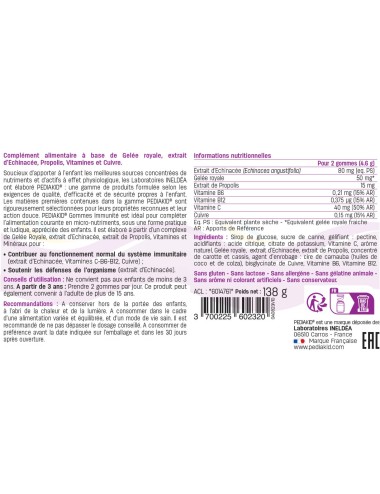 Pediakid Gommes Immunité – 60 gommes