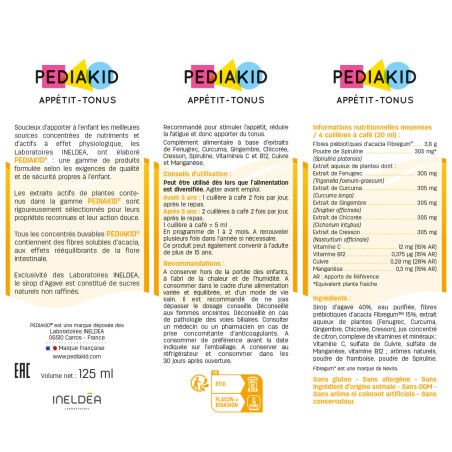 Pediakid Sirop Appétit Tonus – 125 ml