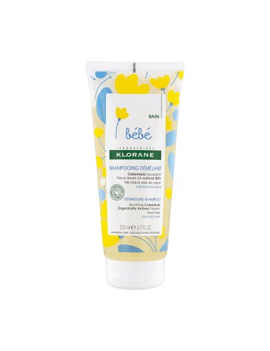 KLORANE BÉBÉ – Shampooing Doux Démêlant (200 ml)