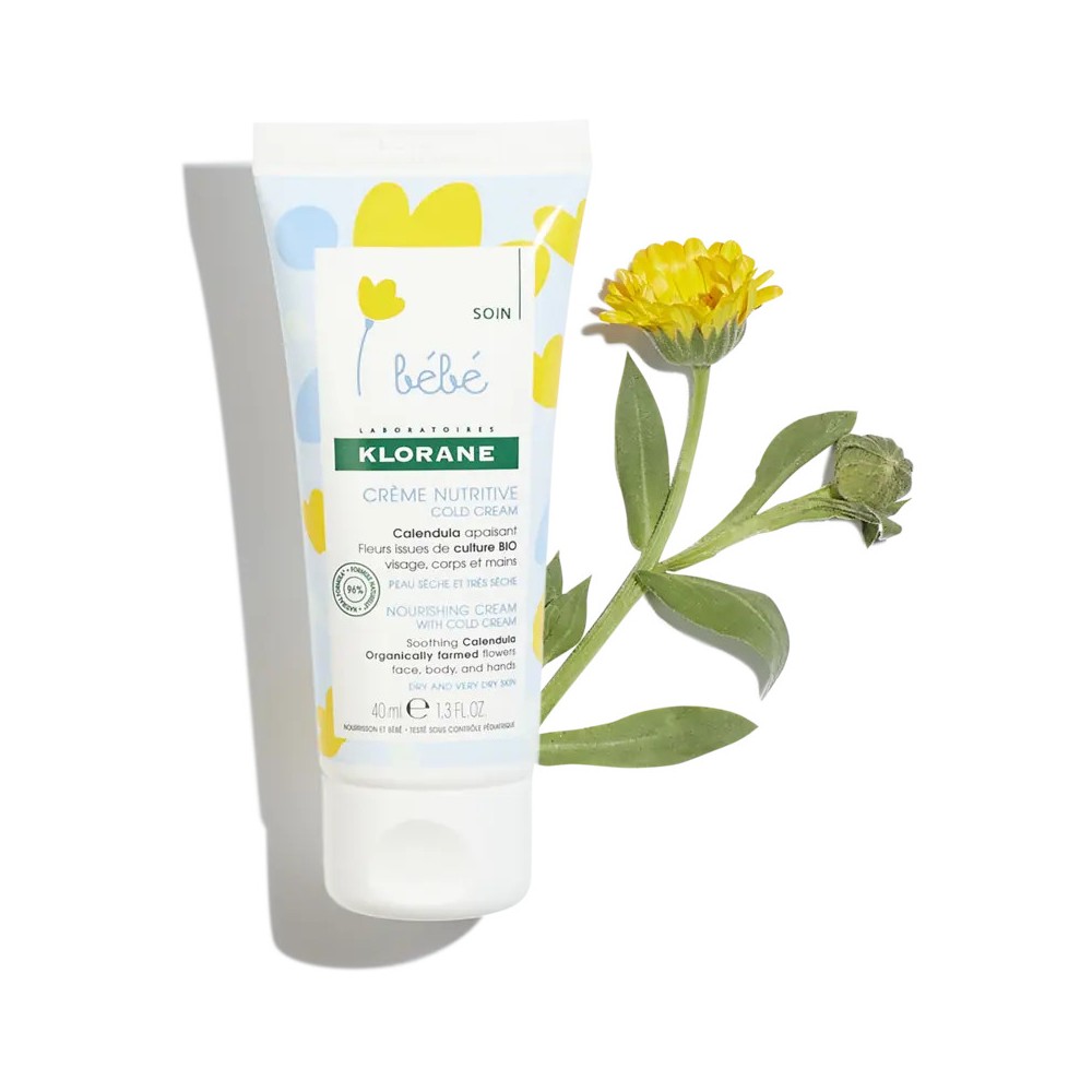 KLORANE BÉBÉ – Crème Nutritive au Cold Cream (40 ml)
