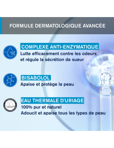 Uriage Déodorant Puissance 3 Roll-On 50 ml