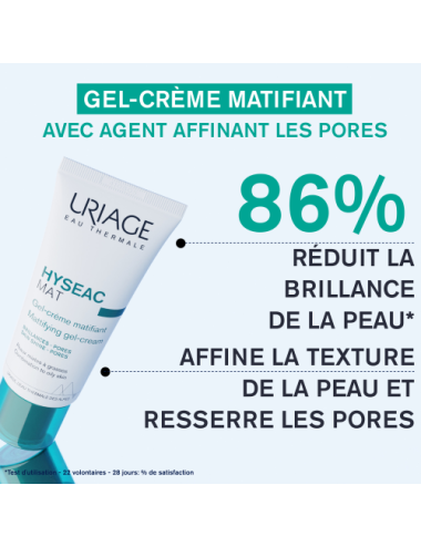 Uriage Hyséac Mat' Émulsion Matifiante 40 ml