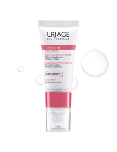Uriage Toléderm Control Soin Yeux Apaisant Frais 15 ml