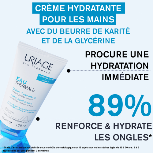 Uriage Eau Thermale Crème Eau Mains Nourrissante Et Réparatrice 50 ml