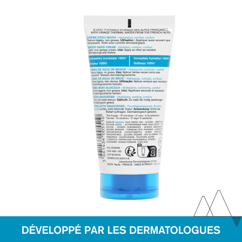 Uriage Eau Thermale Crème Eau Mains Nourrissante Et Réparatrice 50 ml