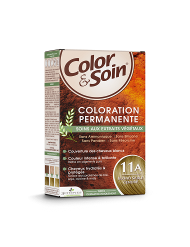 Les 3 Chênes Color&Soin Coloration Permanente 11A Blond Sable Cendré – 135 ml