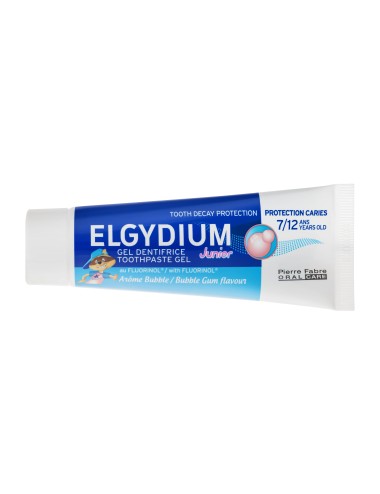 ELGYDIUM Junior Bubble 7/12 ans - dentifrice enfant 50 ml