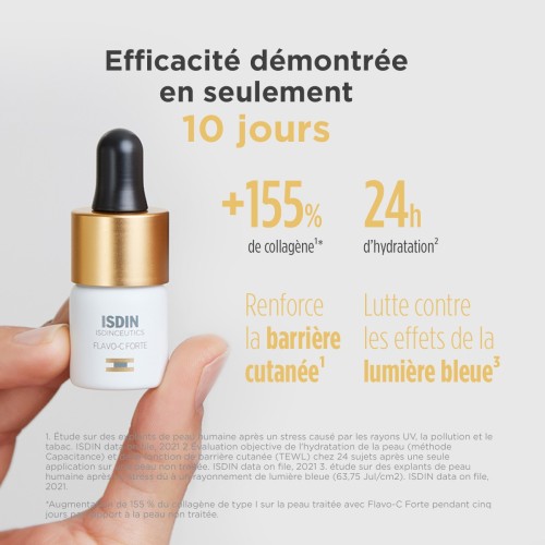 ISDINCEUTICS Flavo-C Forte – Boîte de 3 Flacons