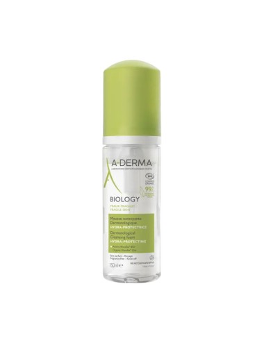 A-Derma Biology – Mousse Nettoyante Hydra-Protectrice