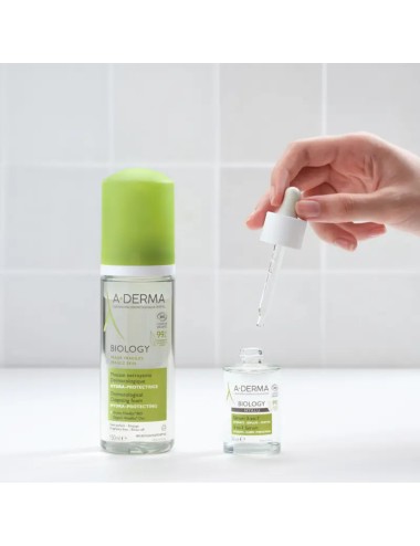 A-Derma Biology – Mousse Nettoyante Hydra-Protectrice
