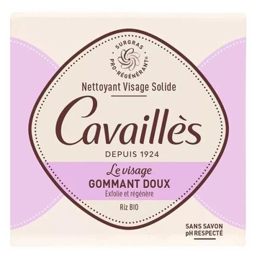 Rogé Cavaillès Nettoyant Visage Solide Gommant Doux 70 g