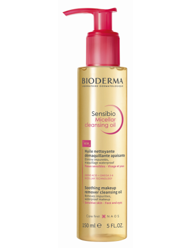 Bioderma Sensibio huile micellaire démaquillante nettoyante 150 ml