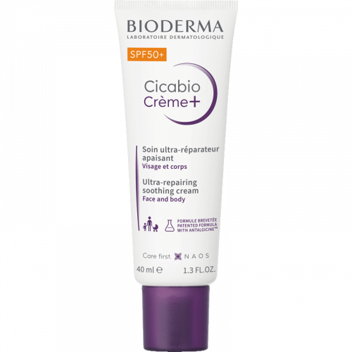 Bioderma Cicabio crème SPF50+ soin réparateur protecteur 40 ml