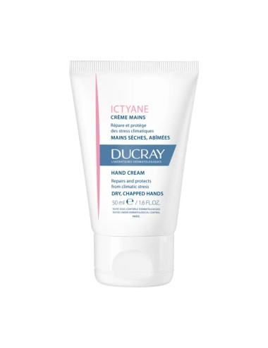 DUCRAY ICTYANE – Crème Mains Réparatrice (50 ml)