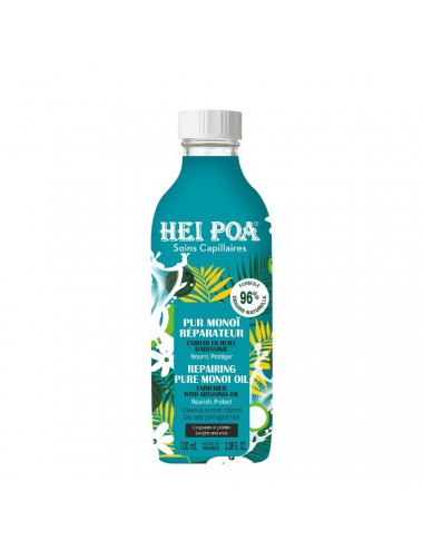 Hei Poa Pur Monoï Réparateur Cheveux Secs et Abîmés – 100 ml