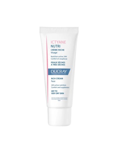 DUCRAY ICTYANE NUTRI – Crème Riche Visage (40 ml)