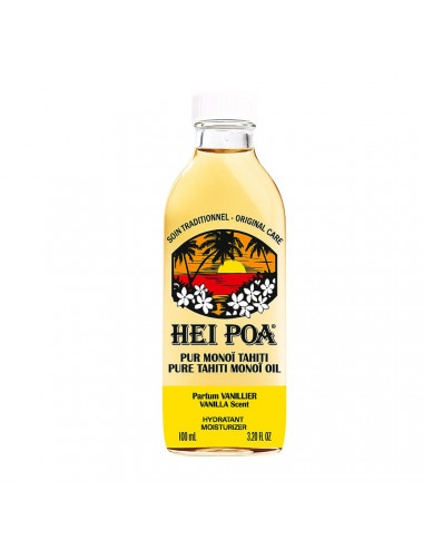 Hei Poa Pur Monoï de Tahiti au Parfum de Vanillier – 100 ml