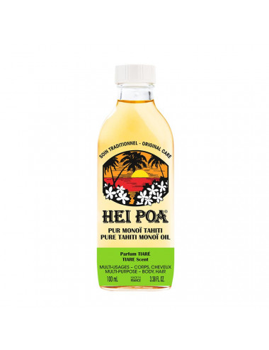 Hei Poa Pur Monoï de Tahiti au Parfum de Tiaré – 100 ml
