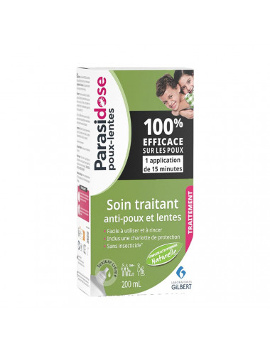 Parasidose Soin Traitant Poux & Lentes +3 mois – 200 ml