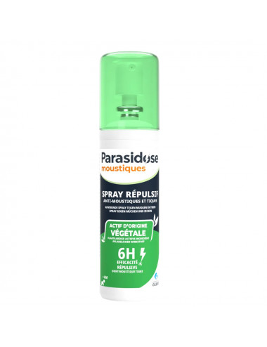 Parasidose Moustiques Spray Actif d'Origine Végétale – 100 ml
